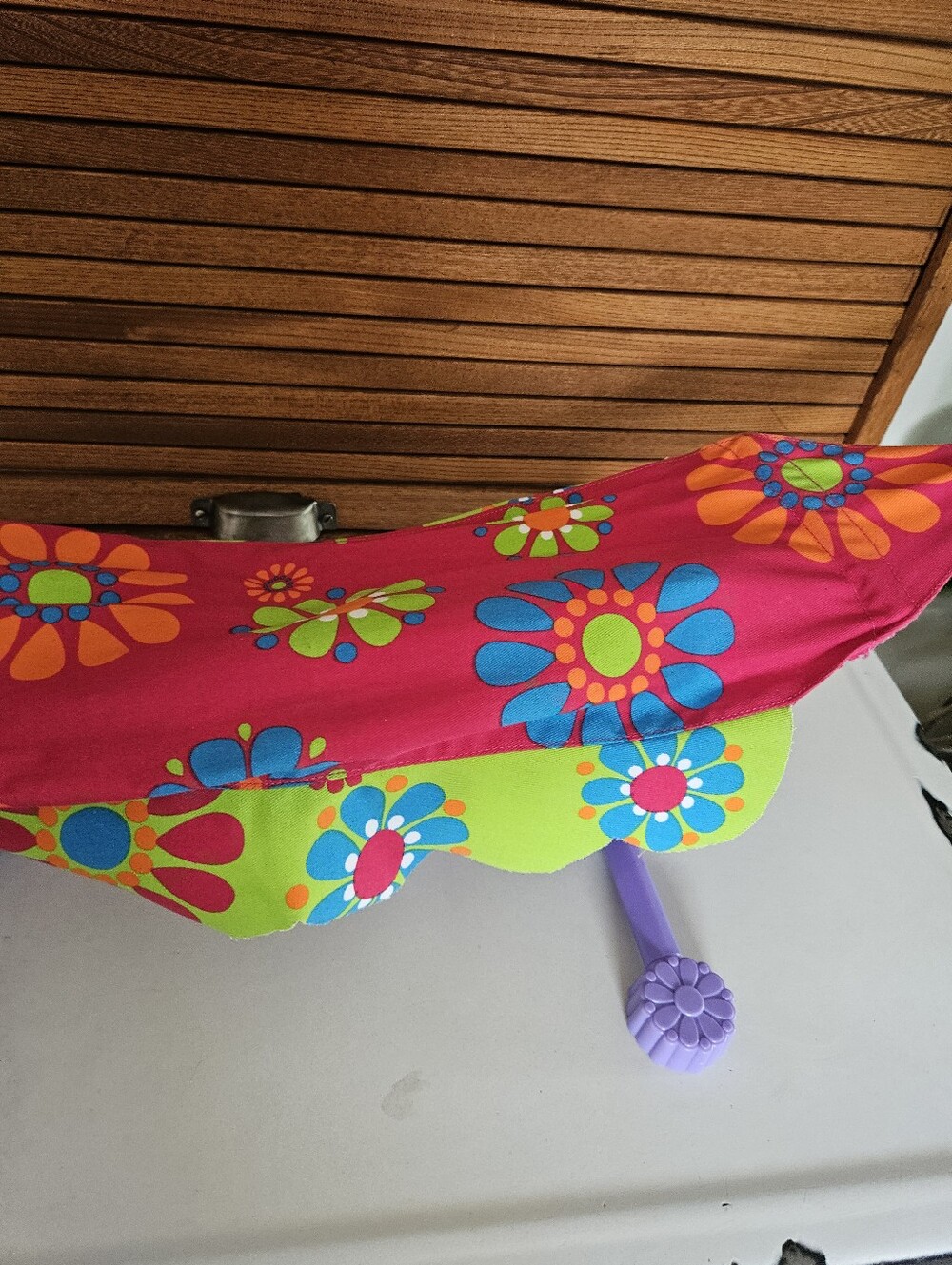 18" Doll Hammock Neon Floral